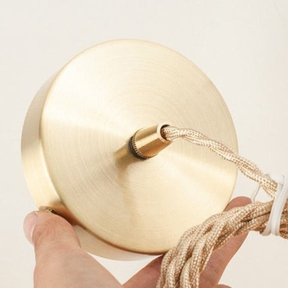 Floroux Lampe suspendue transparente en verre cristal | Design moderne | Éclairage élégant