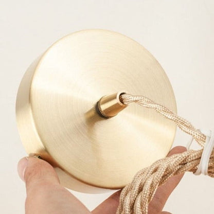 Floroux Lampe suspendue transparente en verre cristal | Design moderne | Éclairage élégant