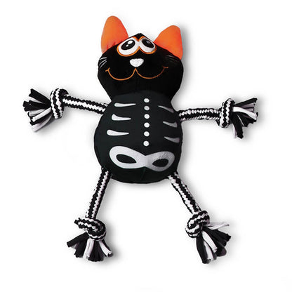 Corde de dentition citrouille amusante pour Halloween, ensemble de jouets à mâcher pour chien