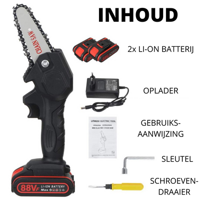 HandyPRO Scie à chaîne électrique à batterie | Taille et sciage efficaces et rapides !