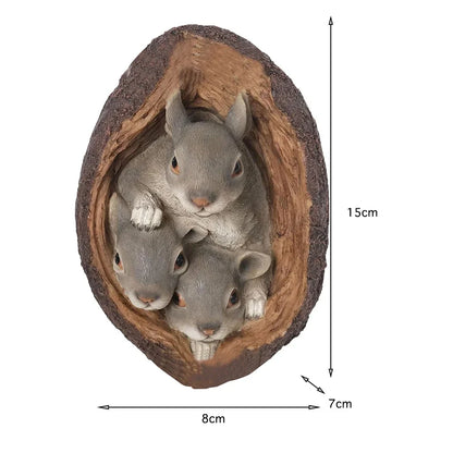 Floroux - Statues ludiques en forme d'arbre