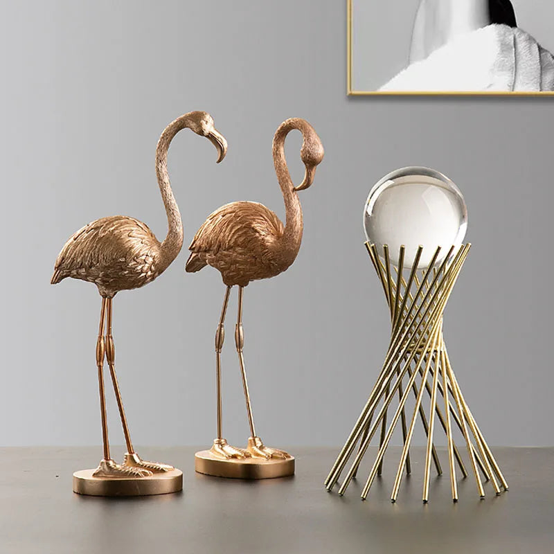 Floroux Flamingo - Flamant Décor de luxe