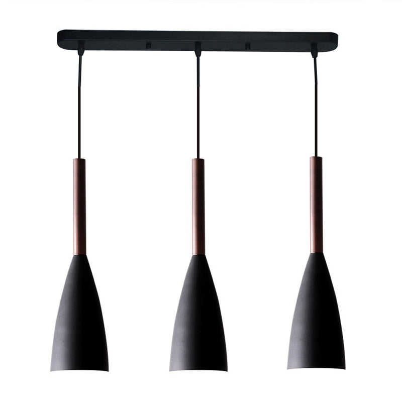 Floroux Design Hanging Lights | Set of Three Pendant Lamps | Elegant Lighting for the Home