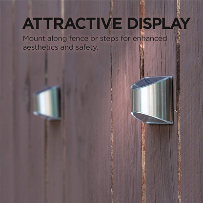 Lampes murales solaires LED sans fil Deluxe - Créez l'ambiance parfaite dans votre jardin !