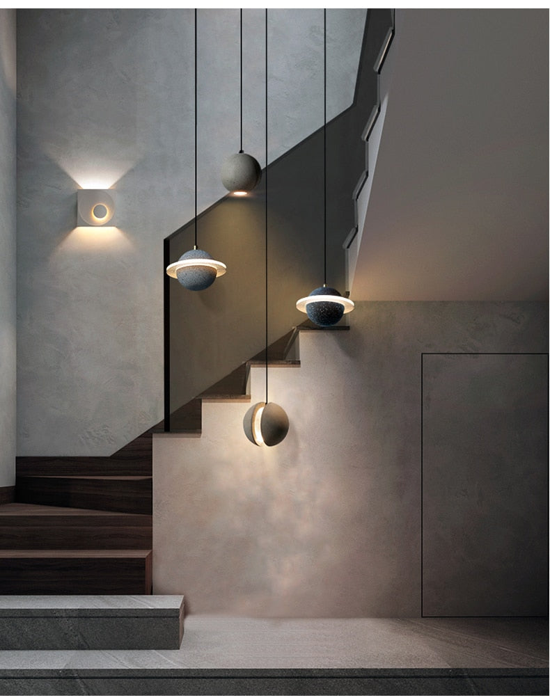 Chandelier Planète Saturne