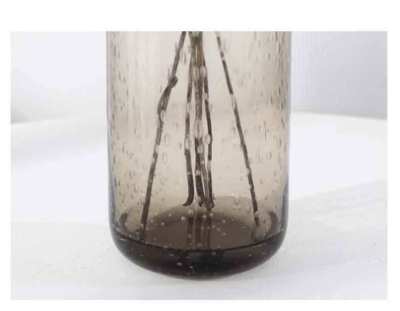 Floroux glass vase with tinted finish | Elegant decoration | Handmade design | Elegance for the home