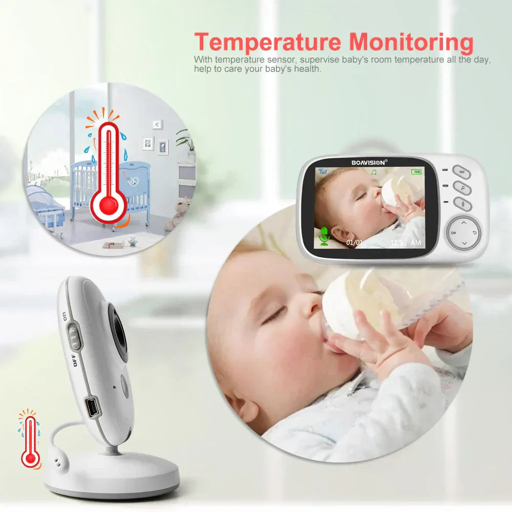 BabyEye Surveillance Bébé Intelligente - Moniteur Vidéo pour Connexion Claire