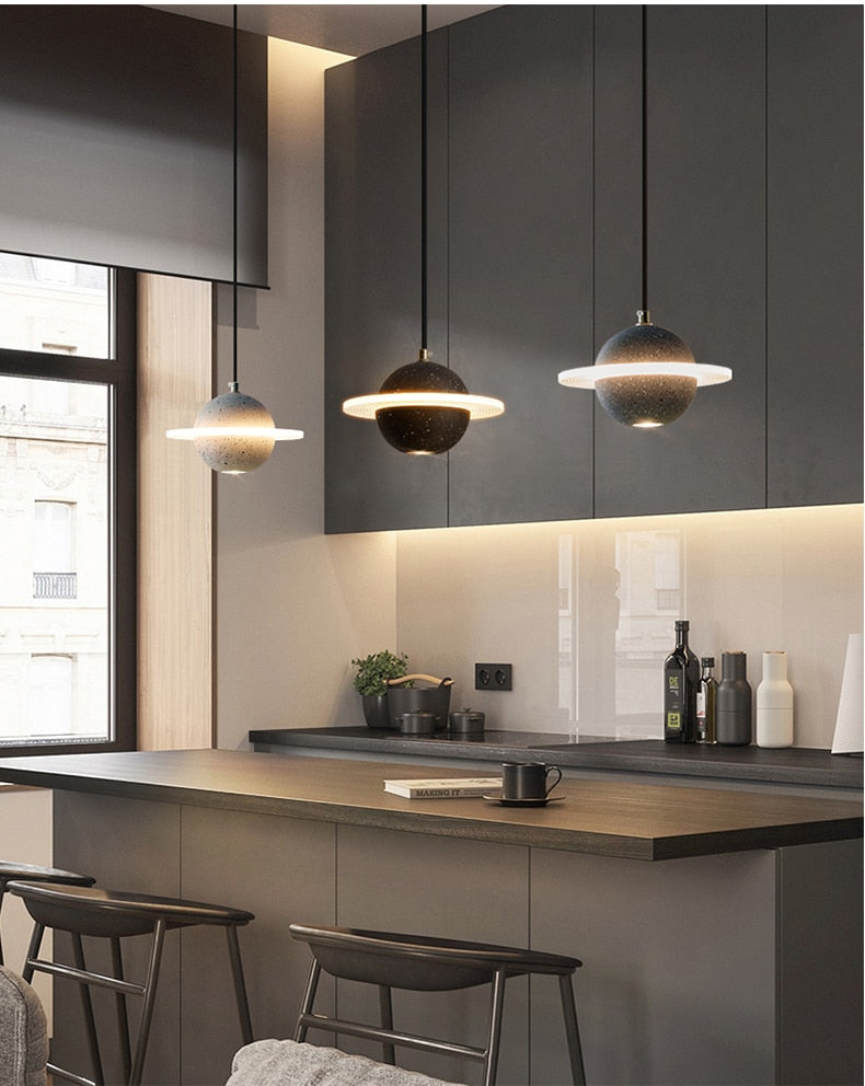 Chandelier Planète Saturne