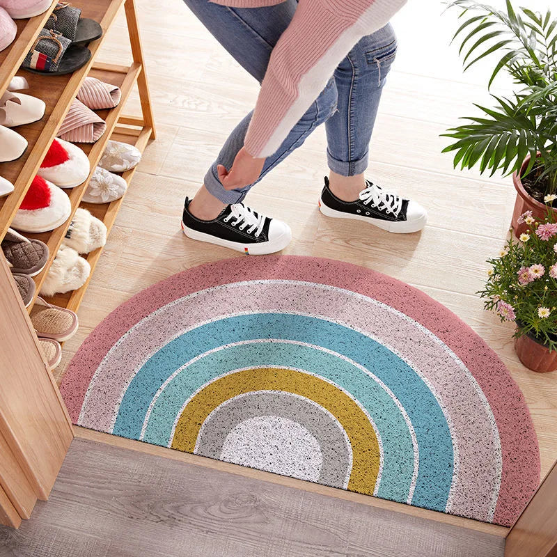 BrightStep – Tapis de porte arc-en-ciel coloré