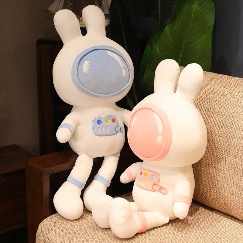 Floroux - Duo de Lapins en Peluche Kawaii de l'Espace pour les Aventures