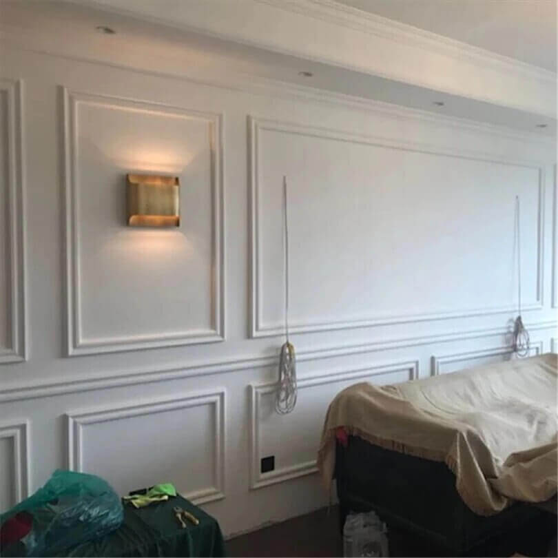 Élevez votre entrée : Offrez-vous le magnifique appliqué murale en cuivre de luxe !