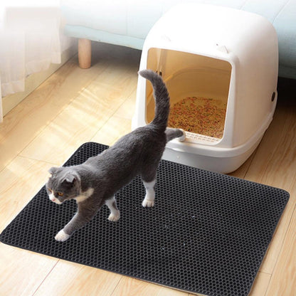CatGrainGuard - Tapis pratique contre le gravier pour chat