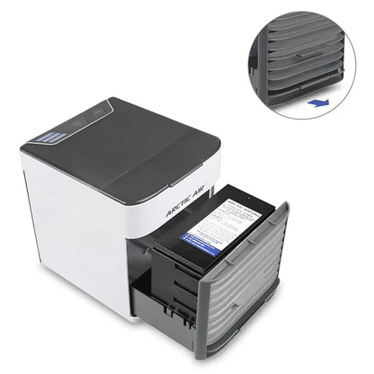 Climatiseur Mini Portable - Refroidir, Humidificateur et Purifier l'Air à Domicile ou au Bureau