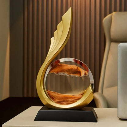 Floroux - Sculpture de sable luxueuse