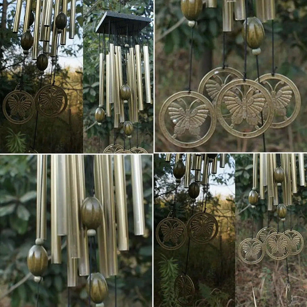 Wind Chime – AetherChime – Acier Inoxydable – grand et atmosphérique