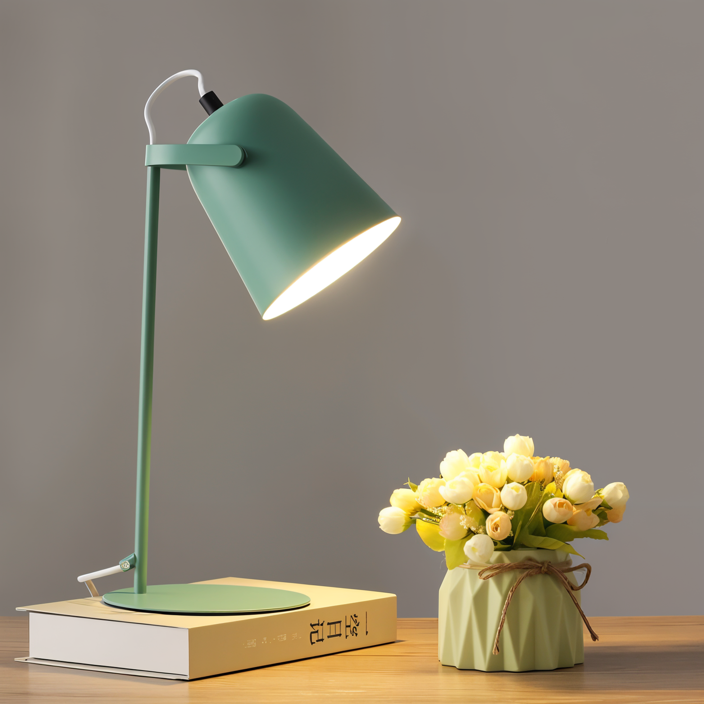 Floroux Lampe de table - Lampe de bureau nordique - Lampe réglable