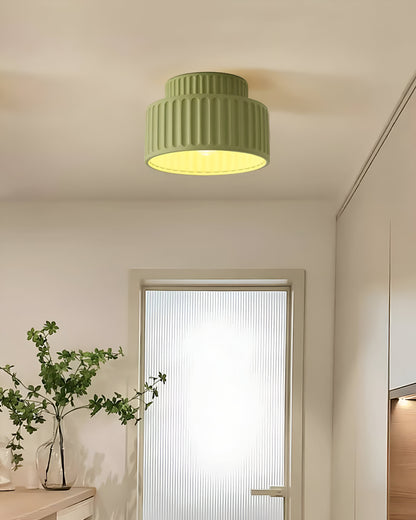 Floroux Plafonnier en Résine Blanche – Élégance Médiévale pour Votre Maison