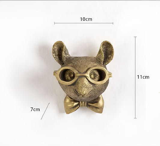 Floroux Crochet Wall Head | Multifunctional Wall Storage and Decoration | Animal Head Design