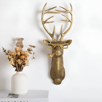 Floroux Crochet Wall Head | Multifunctional Wall Storage and Decoration | Animal Head Design