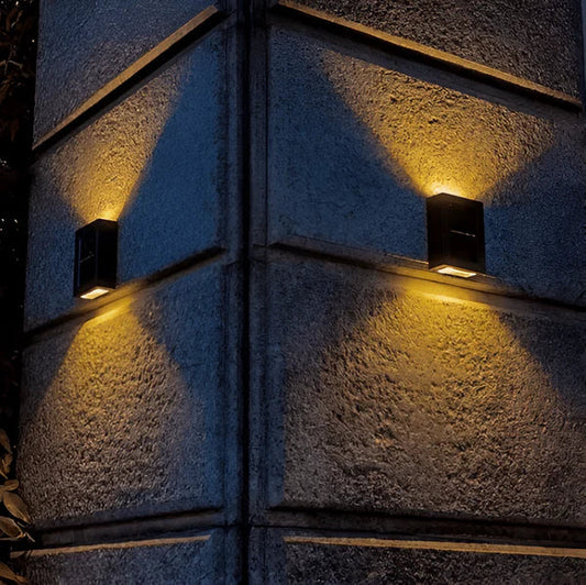 Floroux | Lampe extérieure solaire avec deux faisceaux