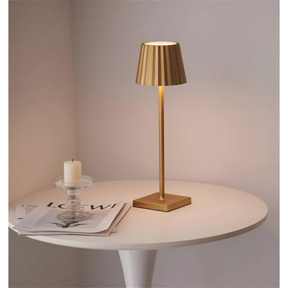 Floroux - Lampe de table LED sans fil, rechargeable et étanche avec commande tactile