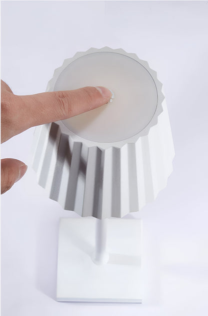 Floroux - Lampe de table LED sans fil, rechargeable et étanche avec commande tactile
