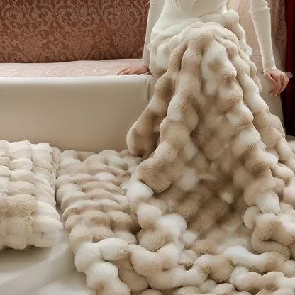 Floroux Blanket Cozy | Warm Transport Blanket | Elegant Design | Comfortable Snuggly Blanket