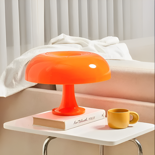 Lampe de table à LED sans fil en forme de champignon rétro