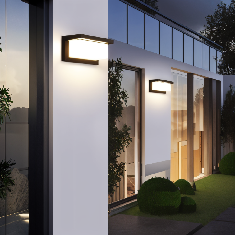 Floroux | Luminaire mural LED étanche avec capteur de mouvement pour usage extérieur