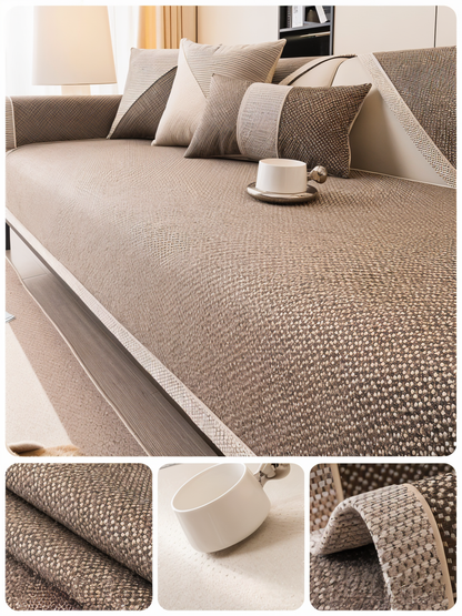 Floroux - Housse de canapé protection anti-glisse pour canapé et sofa