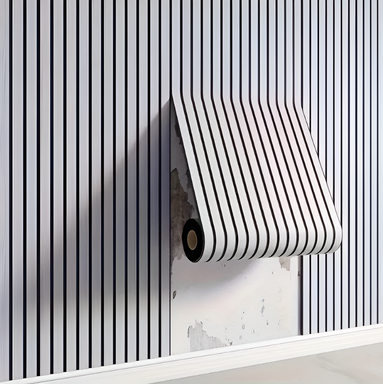 Floroux - Panneaux muraux 3D en PVC auto-adhésifs décoratifs