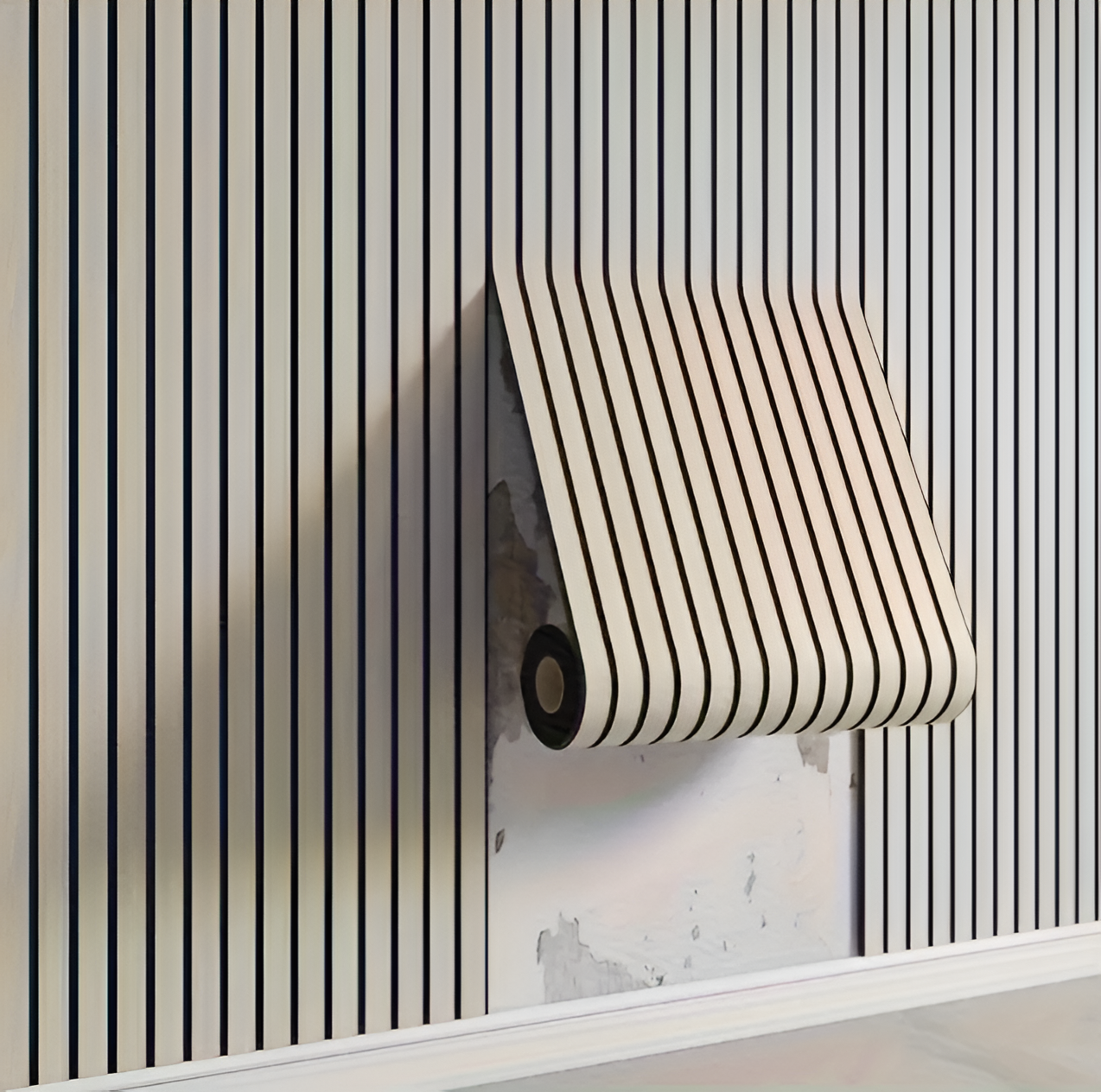 Floroux - Panneaux muraux 3D en PVC auto-adhésifs décoratifs