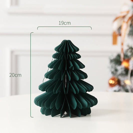 Floroux Honeycomb Christmas Tree | Foldable Paper Tree | Christmas Decoration | Eco-friendly | Table and Room Decoration