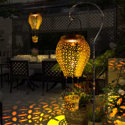 HotBalloon | Décoration lumineuse de jardin magique alimentée par énergie solaire