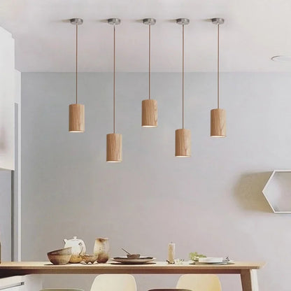 BorealLumi - Suspension en Bois Scandinave
