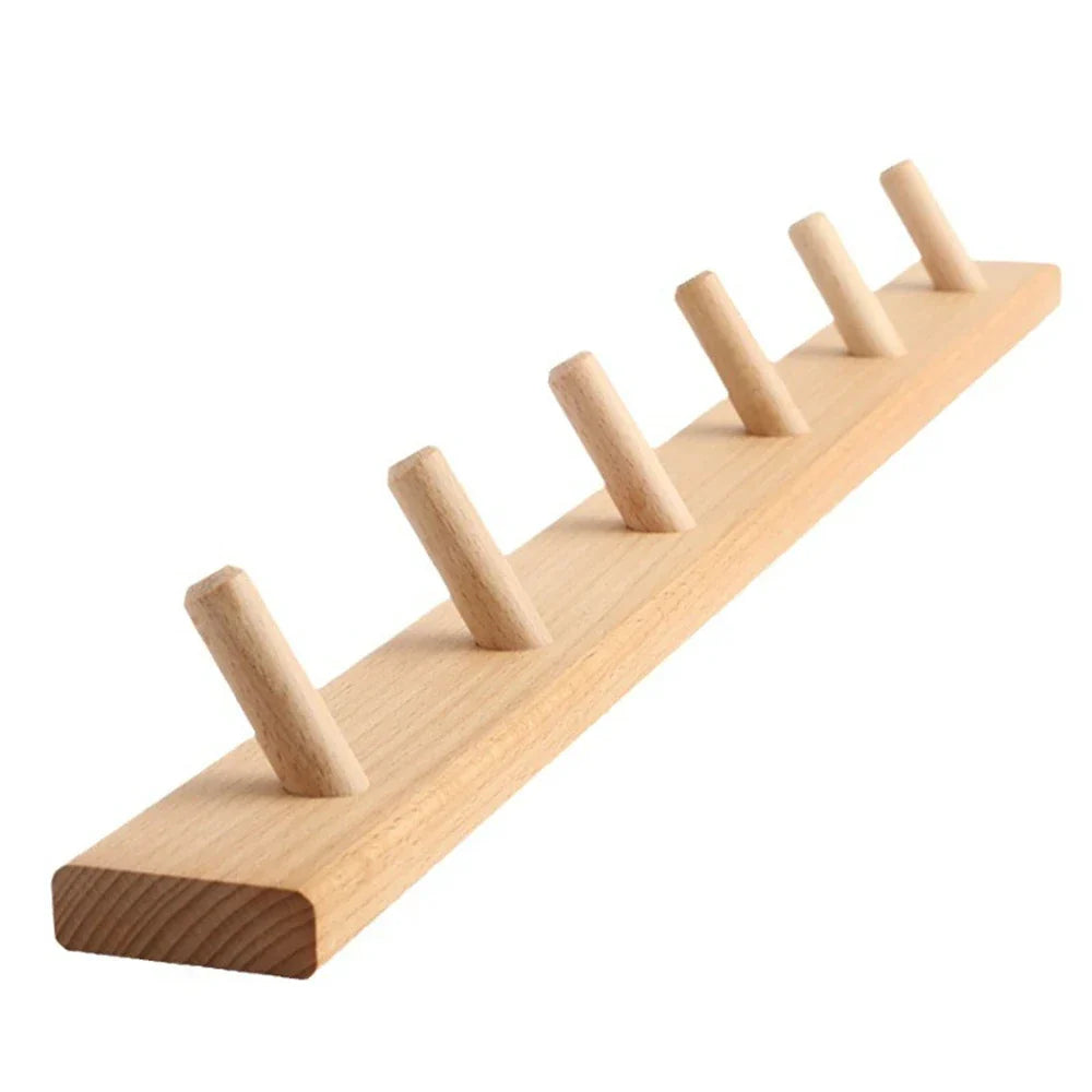 Floroux - Crochets muraux en bois