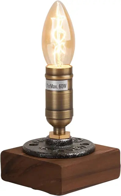 Floroux - Lampe de table en bois