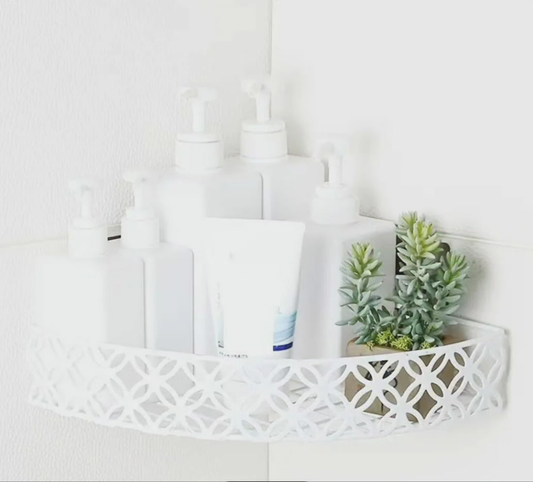 Étagère de salle de bain d'angle robuste