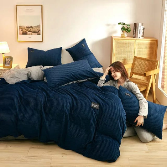 6*6 Ensemble de couette en velours