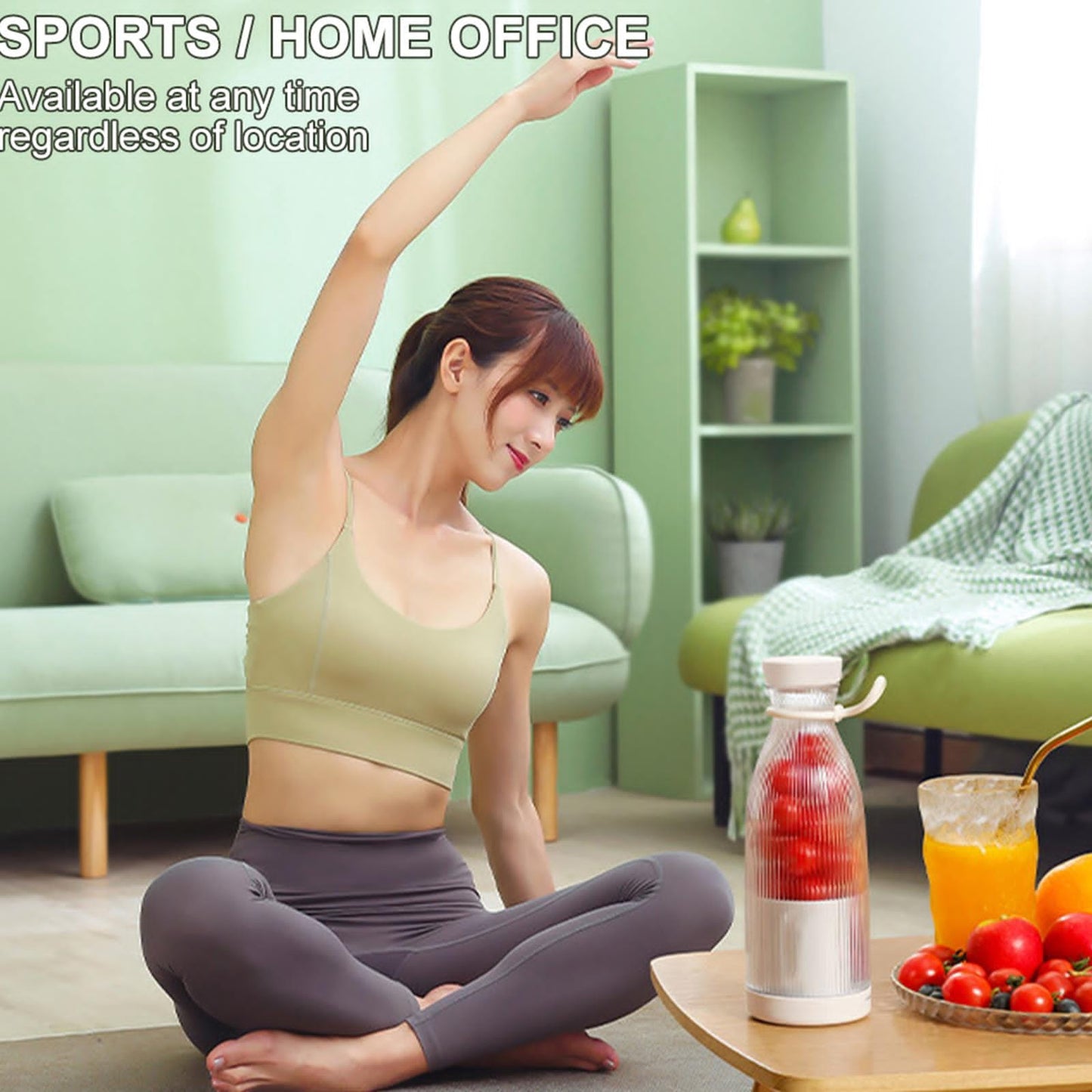 Bouteille de mixeur portable NoirNov