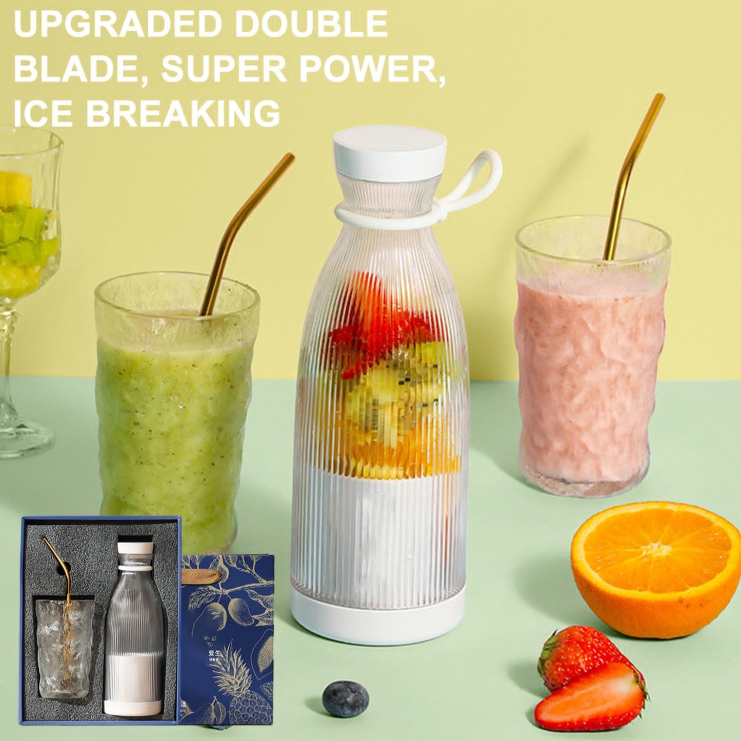 Bouteille de mixeur portable NoirNov