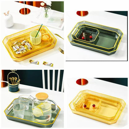 3Pcs Nordic Multifonctionnels Plateaux Décoratifs