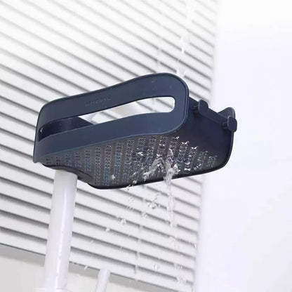 Porte-éponge de lavabo amovible pour robinet