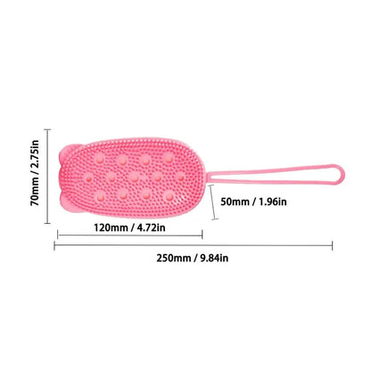 Brosse exfoliante double face