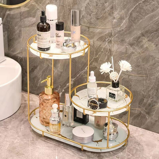 Organisateur de maquillage pour salle de bain