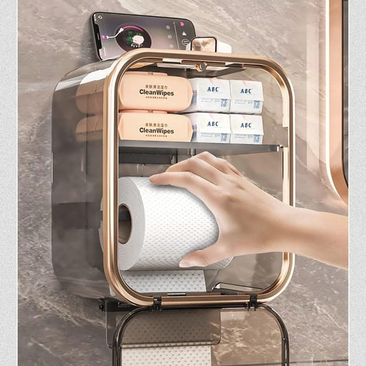 Boîte de rangement pour papier toilette