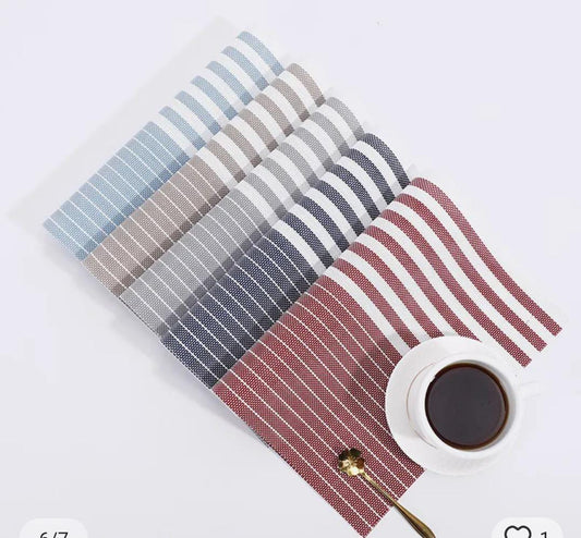 6Pcs Tapis de Table en PVC