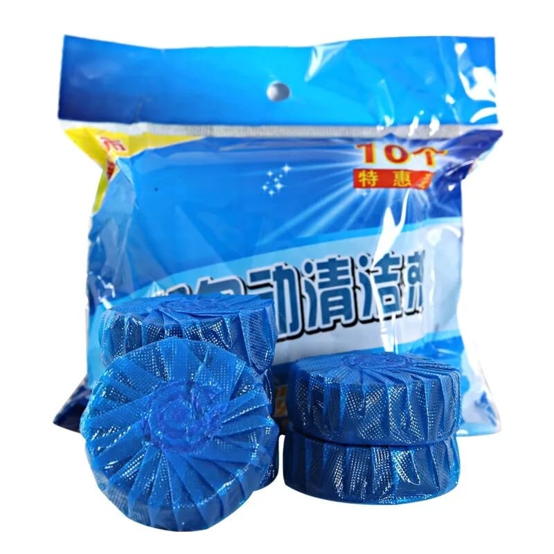 Déodorant de toilettes en bulle bleue