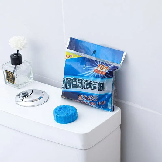 Déodorant de toilettes en bulle bleue