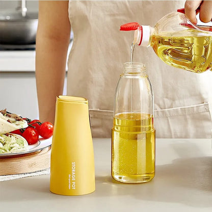 500Ml Autoflip Pot en Verre à Huile
